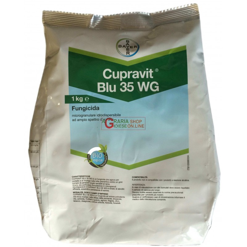 wholesale pesticides BAYER CUPRAVIT 35 WG BLU FUNGICIDA RAMEICO