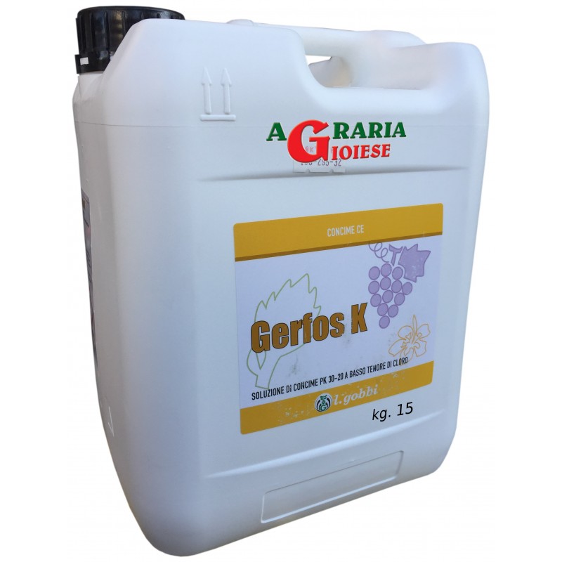 GOBBI GERFOS K CONCIME A BASE FOSFITO DI POTASSIO PK 30.20 KG.