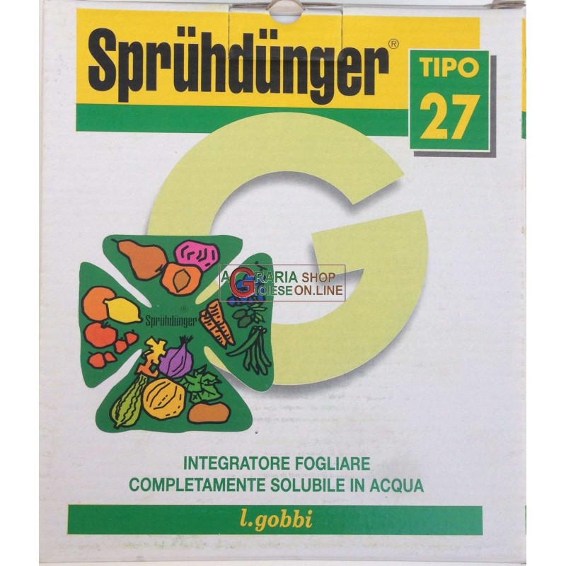 wholesale pesticides GOBBI SPRUHDUNGER TIPO 27 CONCIME FOGLIARE