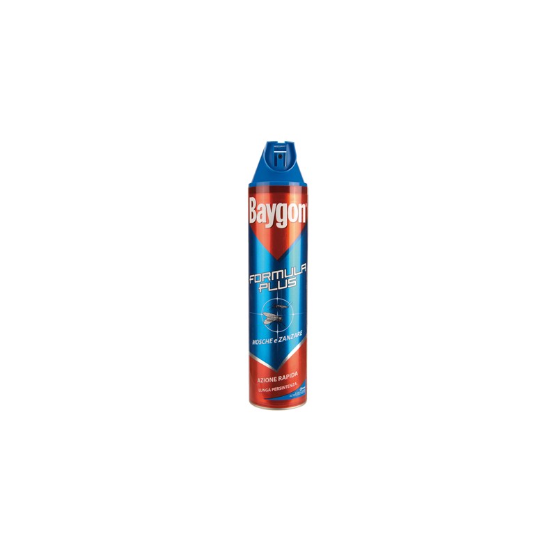 BAYGON BLU INSETTICIDA SPRAY MOSCHE E ZANZARE FORMULA PLUS ML.