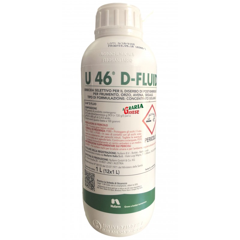 Ingrosso Fitofarmaci CHEMIA U 46 D-FLUID ERBICIDA