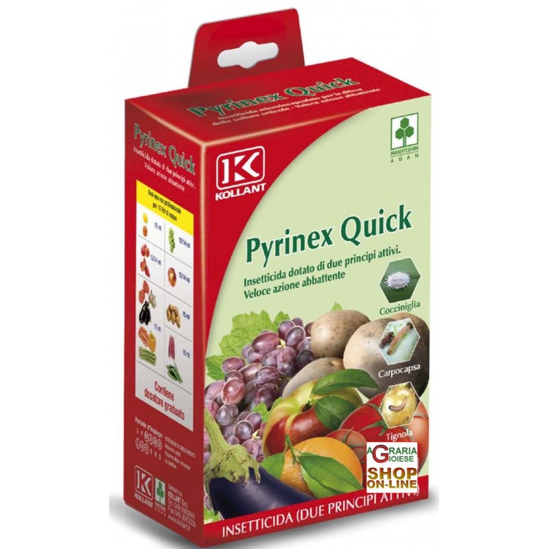 KOLLANT PYRINEX QUICK INSETTICIDA DOPPIO PRINCIPIO ATTIVO ML. 50