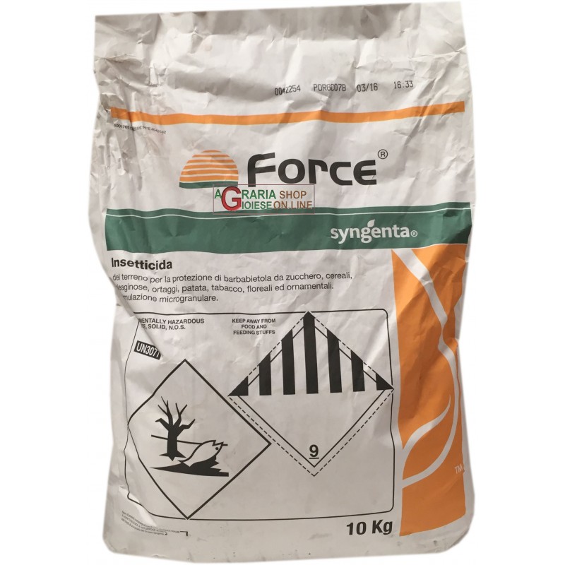 SYNGENTA FORCE INSETTICIDA GRANULARE KG. 10