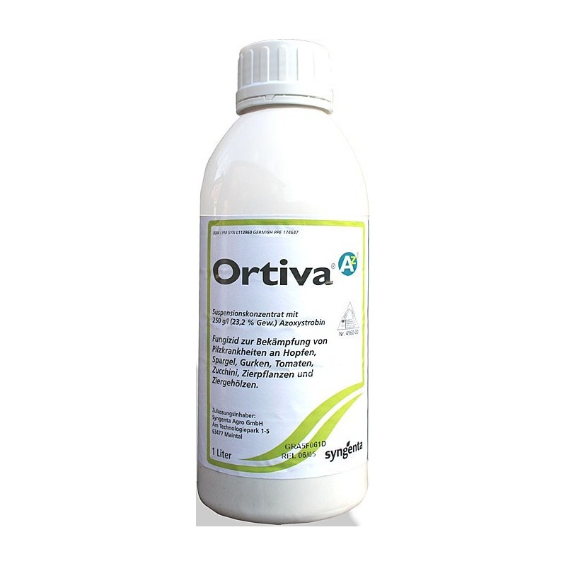 SYNGENTA ORTIVA FUNGICIDA ANTIOIDICO LT. 1 Azoxystrobin 23,2